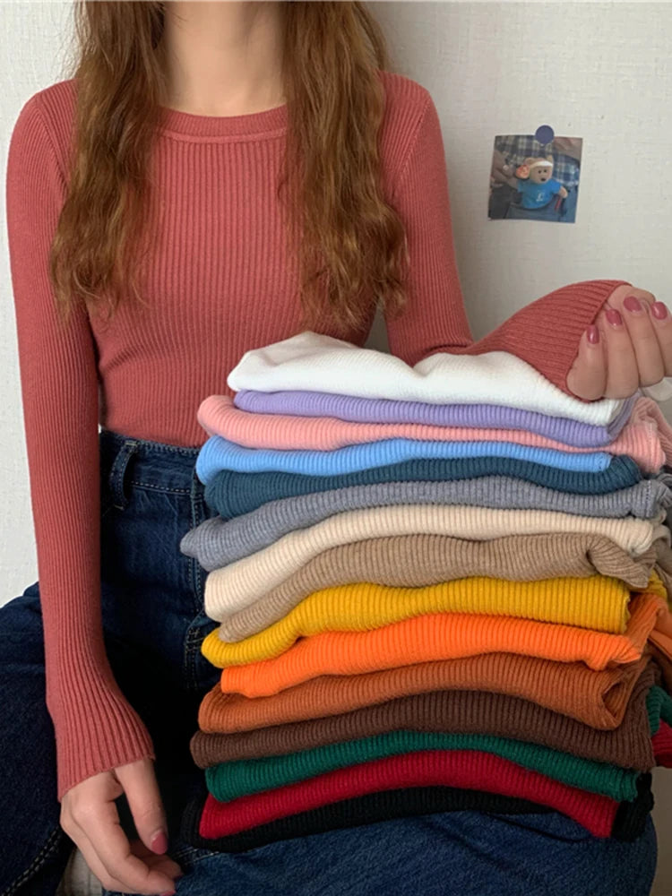 Langärmeliger Pullover