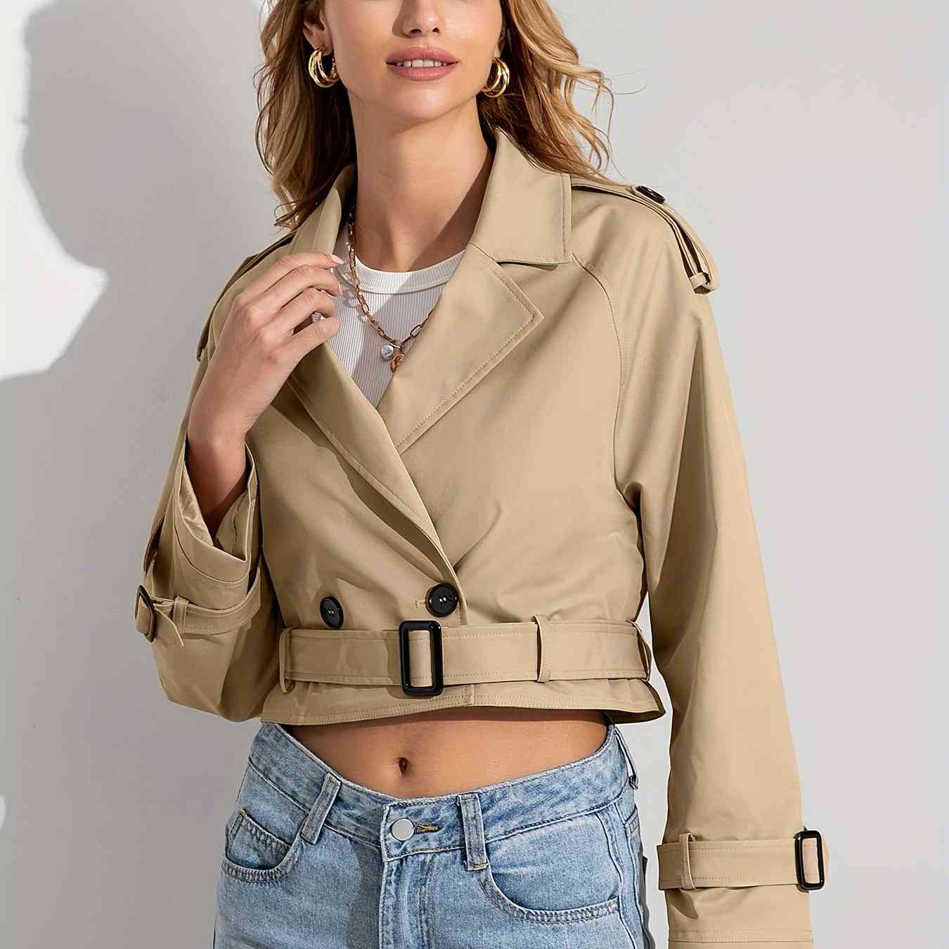 Aureen Elegance Kurztrenchcoat